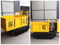 Elevado desempenho hidráulico 1 Ton Tracked Dumper da certificação ISO9001