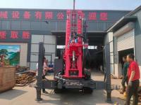 máquina neumática de Borewell de la correa eslabonada de los 200m para el pozo de agua