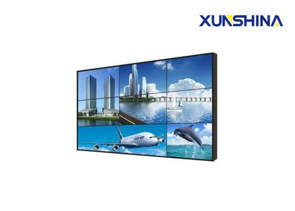 Remote control 49 Video Wall Monitors , 3.5mm Video Screen Wall With HDMI Controller