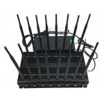 CT-2516 EUR 16 Bands 38W GSM CDAM 3G 4G 2.4Ghz 5Ghz GPS UHF VHF Jammer up to 50m