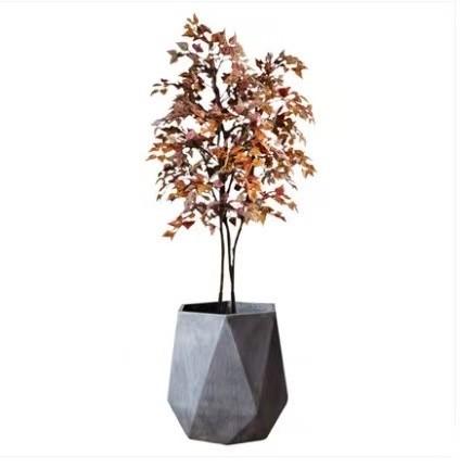 200cm Artificial Potted Floor Plants Simulated Fake Plant Colored Birch Tree Interior Decoration