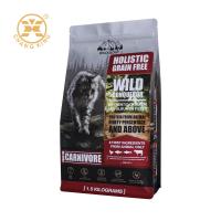 5 kg 10 kg 15 kg 20 kg Sac en plastique à fermeture à glissière pour chien, chat et animal de compagnie Sac d'emballage alimentaire debout Sac à fond plat Pour l'alimentation des animaux de compagnie