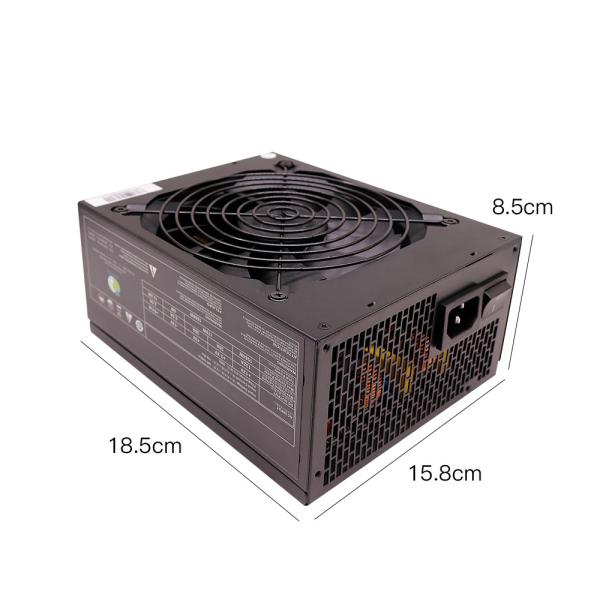 Hot Sale Atx 1600w Full Modular PSU 6 Gpu 90 plus Gold Switching PSU PC Power Supply DC/COMPUTER  12V