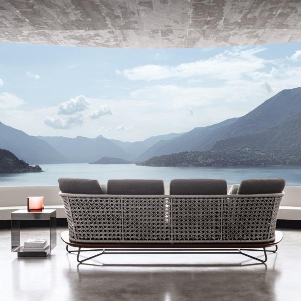 Outdoor Rattan Sofa Set for Comfortable and Fashionable Garden Seating