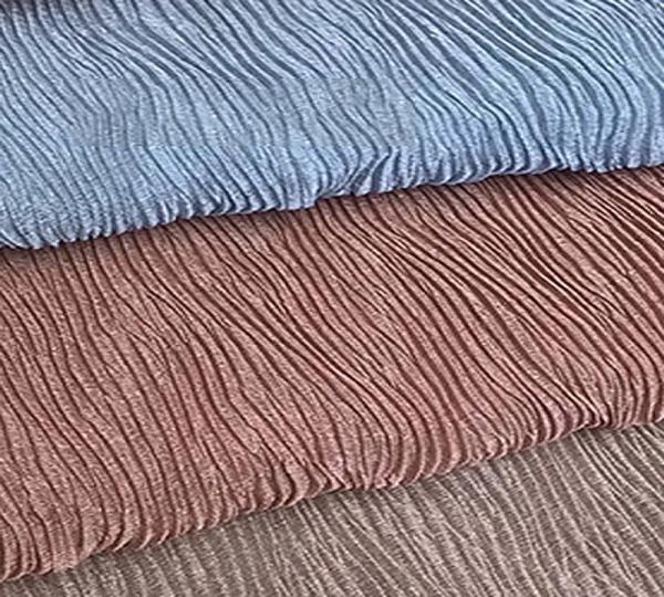 Fashion Polyester Chiffon Crepe Woven Fabric 80-120gsm Crepe Lining Material