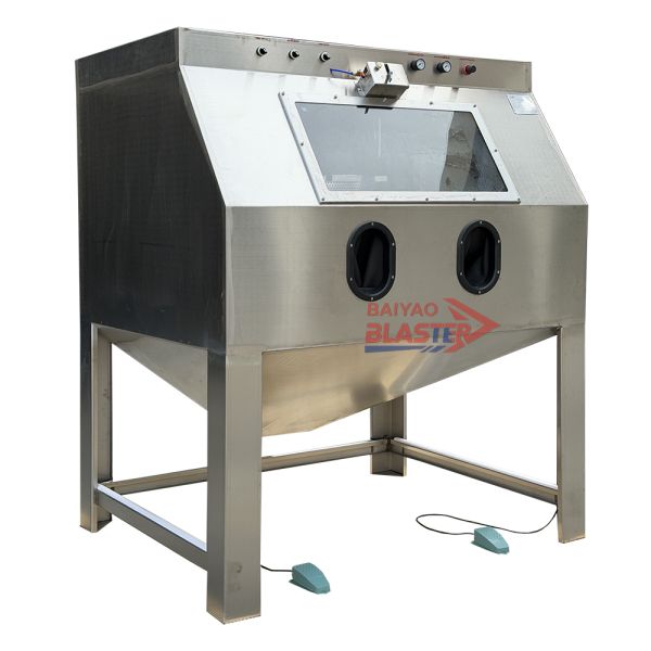 Custom Wet Sandblasting Cabinet Vapor Sand Blasting Machine
