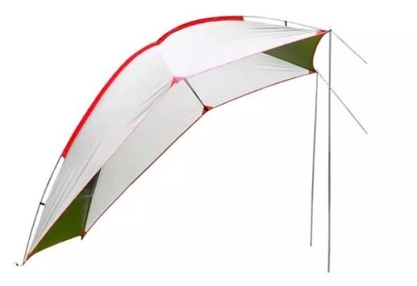 da barraca superior exterior do telhado de 210D PU3000MM telhado branco do toldo do lado do carro de acampamento