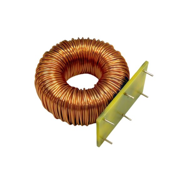 T157040 Magnetic Loop Inductor with Iron Silicon Aluminum Ferrite Core for High-current Capability and Soft Saturation