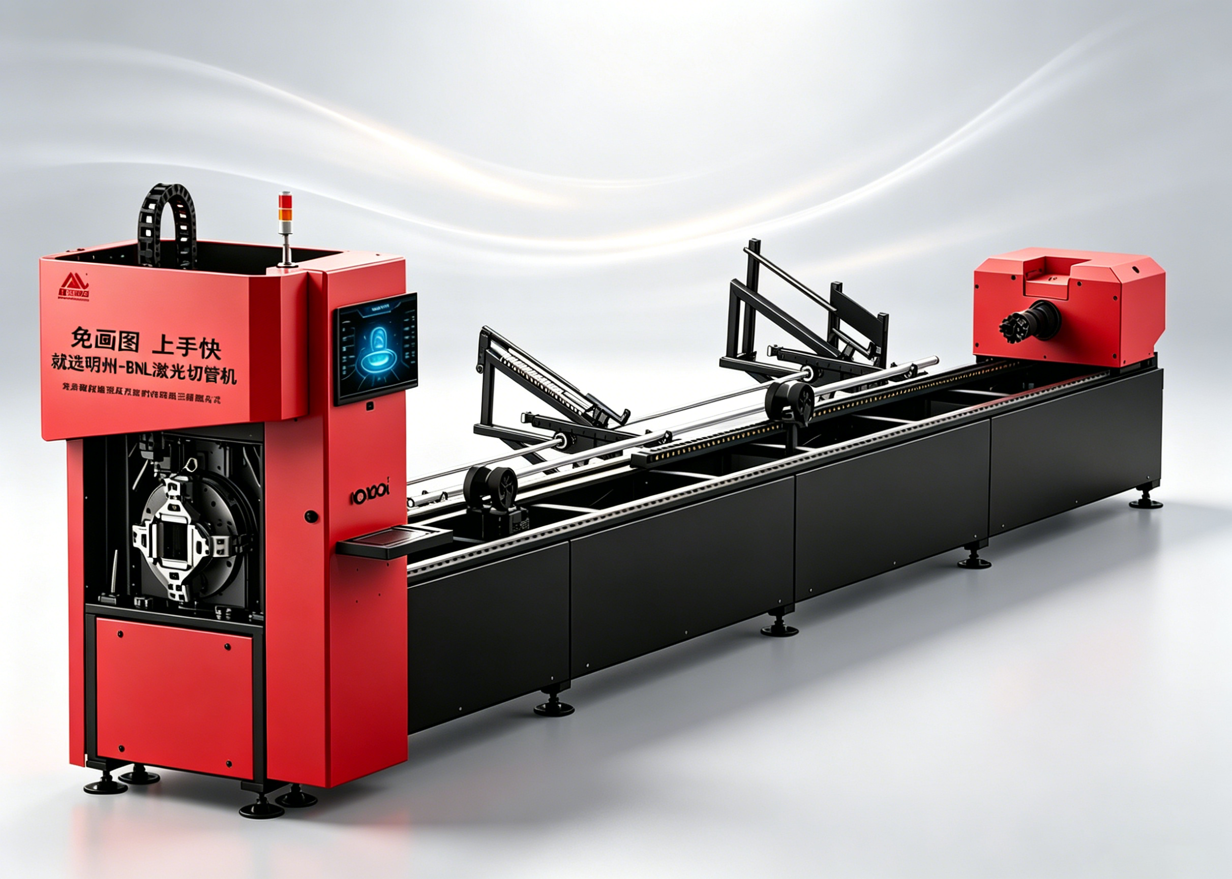 Intelligent CNC Laser Tube Cutting Machine for Round, Square and Oval Tubes
