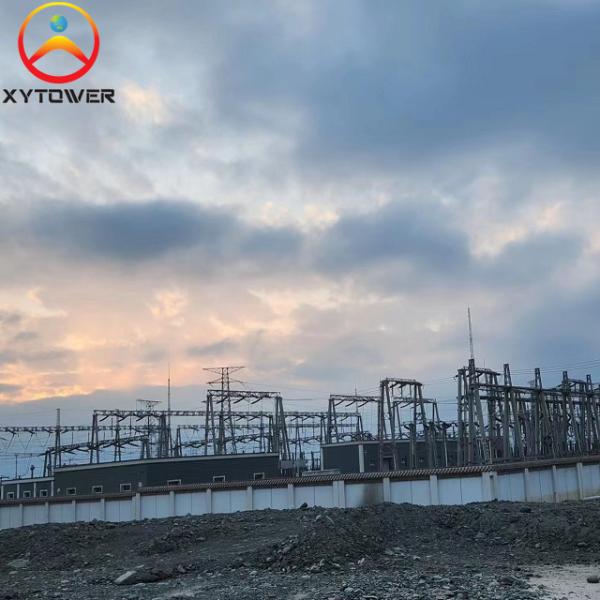 Galvanized Substation Steel Structure Power Transformer Substation Structures
