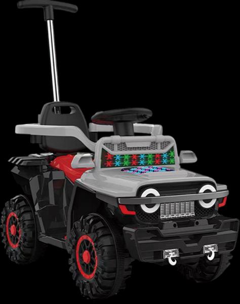 CJ-DLD-868T Children Quad Bike Kids Electric Dune Buggy with Parental Push Bar Children Electric ATV for Off-Road Adventure
