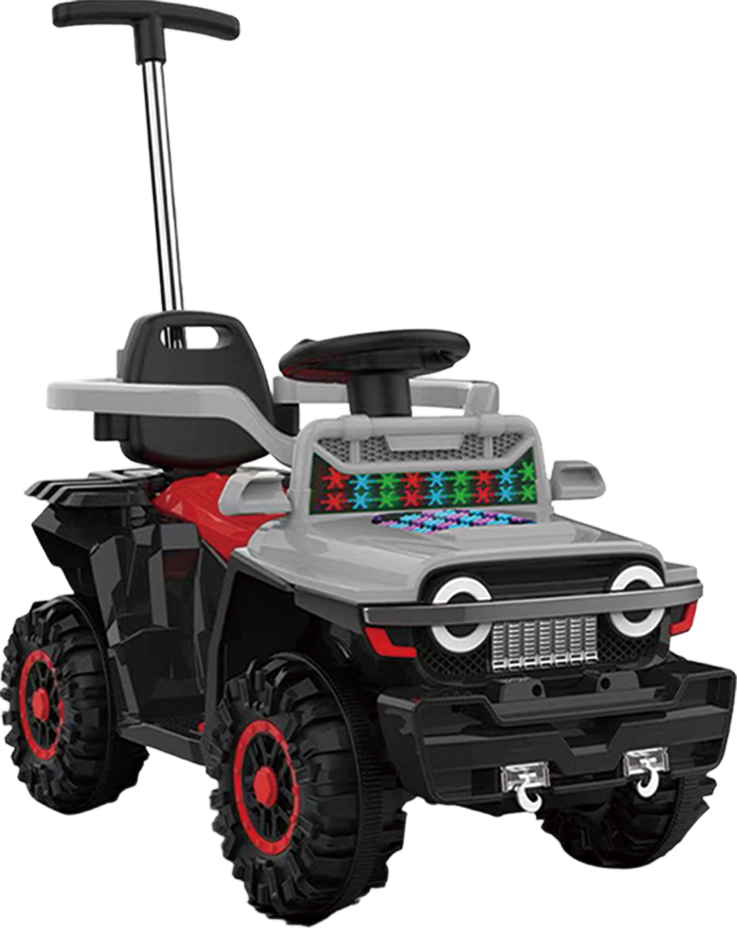 CJ-DLD-868T Children Quad Bike Kids Electric Dune Buggy with Parental Push Bar Children Electric ATV for Off-Road Adventure