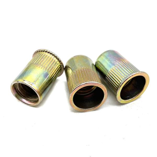 Aluminium Cylindrical Waterproof Knurled Flat Head Blind Rivet Nuts