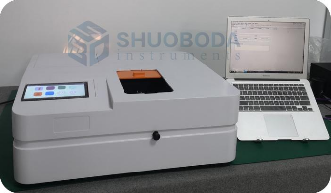 190 - 1100nm Double Beam UV Visible Spectrophotometer For Basic Absorbance Measurement