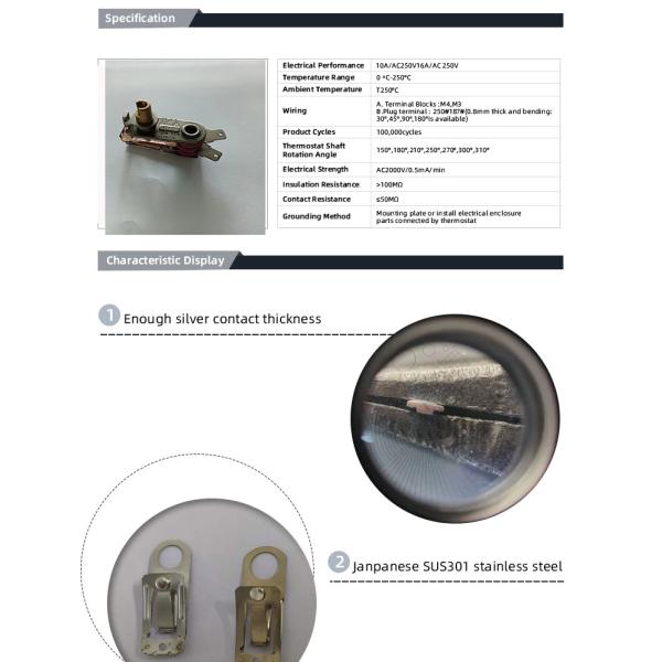 KTS Thermostat Cabinet Controller for Precise Temperature Control in Home Appliances
