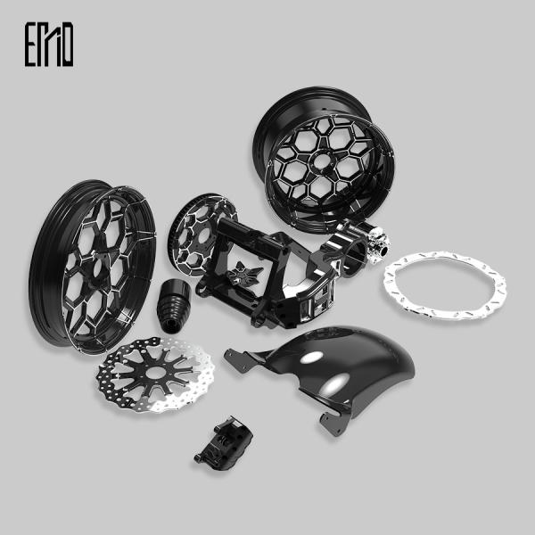 Bras oscillant en alliage d'aluminium Harley Chrome Breakout Swingarm