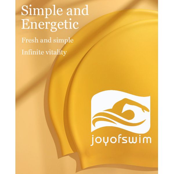 Silica Gel Waterproof Swimming Cap Anti Slip Design Ladies Swim Caps