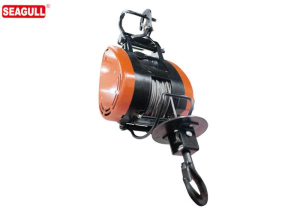 Light Weight Small Electric Chain Hoist , Rated Load 80kg Fast Speed 32m/Min