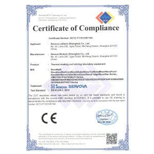 SENOVA BIOTECH (SHANGHAI) CO., LTD. Certifications