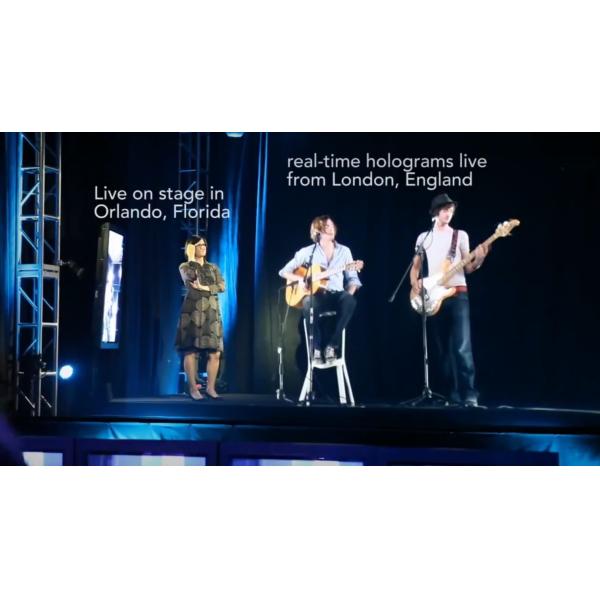 5x30m 95um Transparent 3D Holographic Display For Live Show