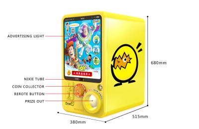 a máquina do brinquedo da cápsula da casca de ovo 80W, divertimento Gashapon caçoa a máquina da arcada