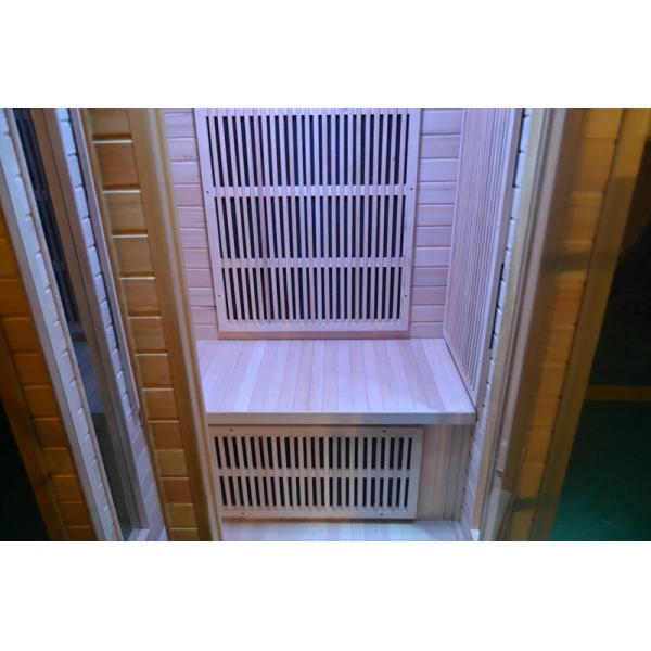 Indoor Hemlock Wooden Far Infrared Sauna Room For 1 Person