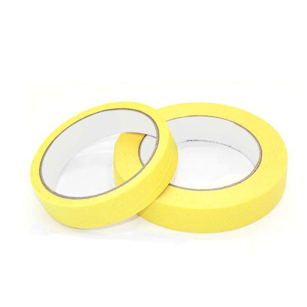 Высокий слипчивый яркий желтый цвет крепирует ленту для маскировки бумаги
