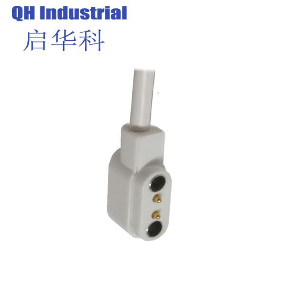 Factory customized 2 3 4 5pin pogo pin magnetic cable pitch smart watch USB magnetic male and female charging cable