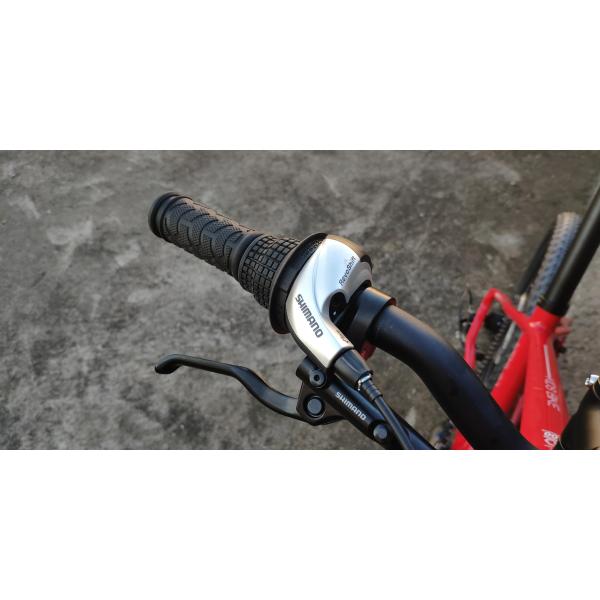 20 дюймовый детский велосипед с вилкой и карбоновой рамой весит всего 11 кг.