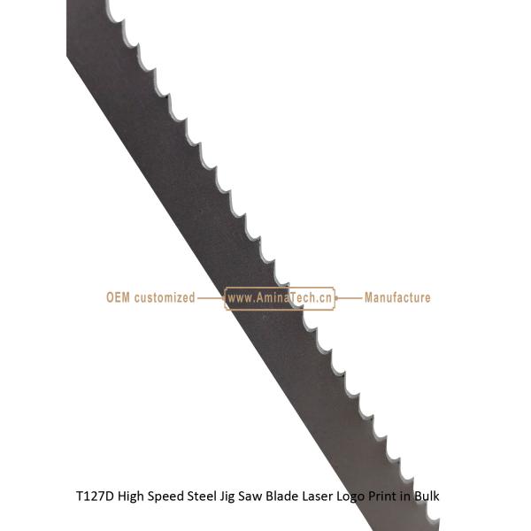 T127D High Speed Steel Jig Saw Blade Laser Logo Print in Bulk size:100mmx8x8T, Cutting Woods,Reciprocating Saw Blade