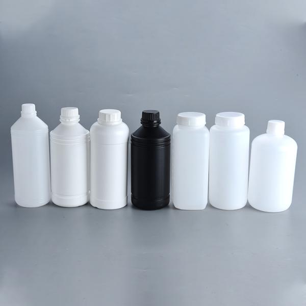 1L Round Bottles Used Chemical Food Health And Black Light