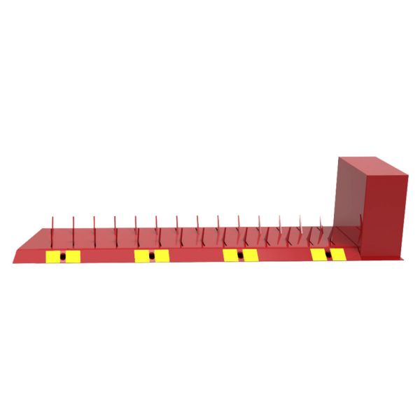 Rise Time 100mm per second Automatic Tyre Killer Adjustable Spike Height Customizable Size L by 550 by 80 Millimeters for Vehicle Barrier
