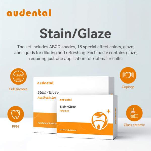 Art Dentaire Zircone Glaçure Matériaux de Laboratoire Dentaire de Base Pâte Céramique Teinte et Glaçure Zircone