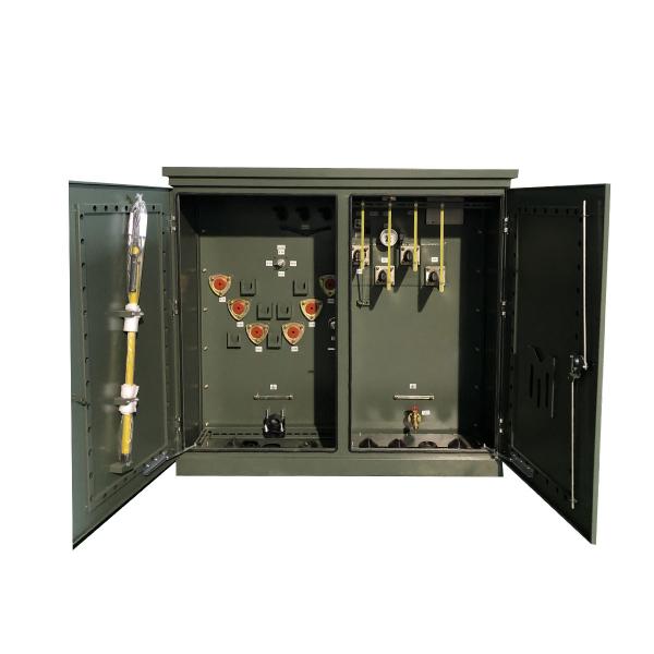 1500Kva Transformador de três fases montado em pads de óleo imerso Distribuição de 12,47KV a 208V