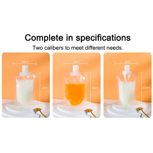 Degradable Spout Pouch Packaging Personalized Drink Pouches For Juice