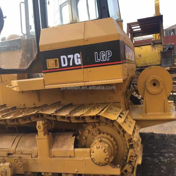 Used Cat D7g Dozer with Hydraulic Winch High Operating Efficiency Dozing Capacity 7.5m3