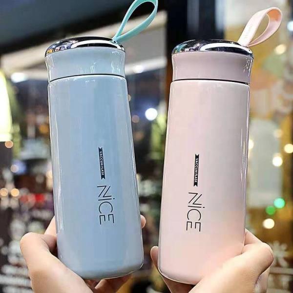 Stocked High Temperature Resistance Vacuum Double Walled Glass Tea Cup with Custom Logo