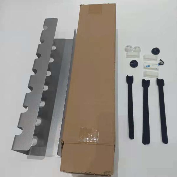 Produto de organizador de escritório 2 Pacote de organizador de cabo de alumínio cesta para gerenciamento de cabo
