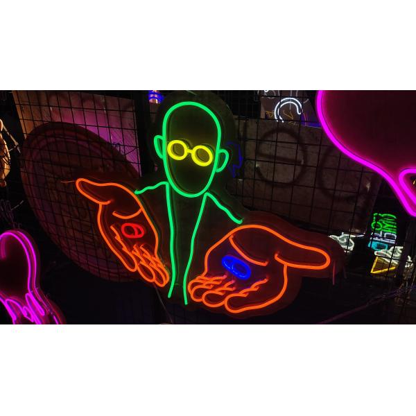 Изготовленный на заказ гель кремнезема неоновой вывески 12v чужеземцев привел signage неоновой вывески водоустойчивый