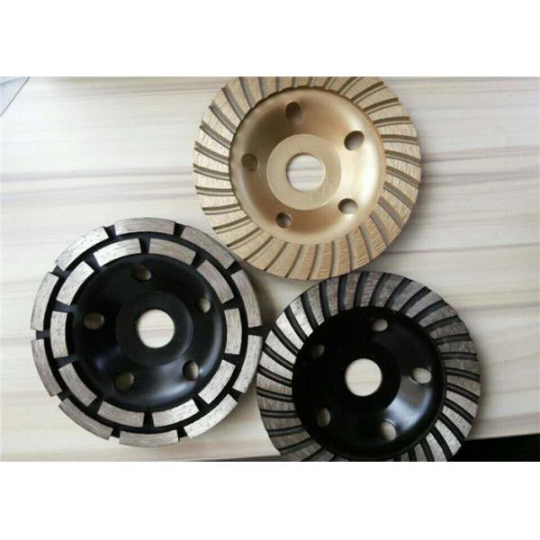 Silver Brazed Diamond Turbo Cup Wheel , Diamond Grinding Wheels MPA Approved