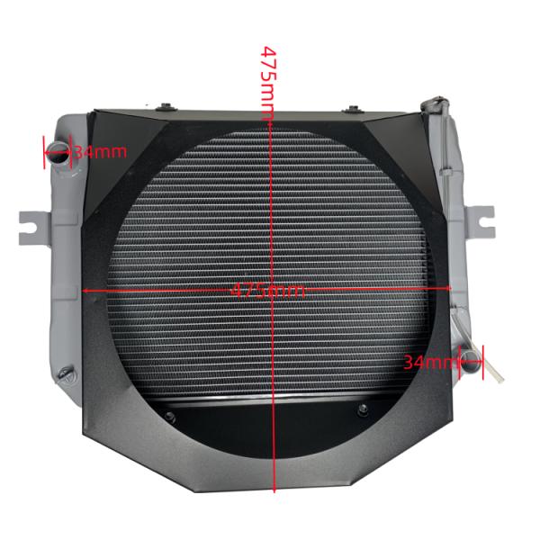 8KG Aluminum Long Working Life Radiator for HELI CPC30 Forklift Cooling System
