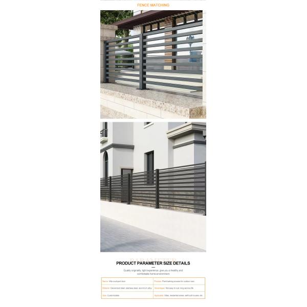 Внешнее оформление черный вход двойная дверь из нержавеющей стали кованое железо дизайн главные ворота