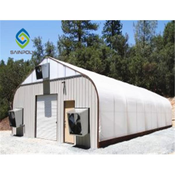 40m Auto Plastic Film Light Deprivation Greenhouse For Herbs