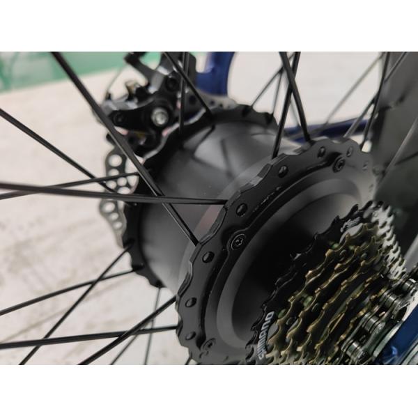 Off-Road Adventures Made Easy with Electric Fat Tire Bike 7 Speed MTB E-Bike and 4.0 Inch Tires