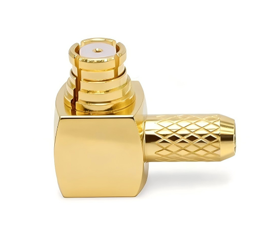 6GHz RF Connector SMP Right Angle Female Connector Crimping Type SMP-C-KW-1.5