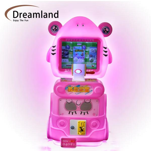 Steel Kids Game Machine Unique Shark Theme With Bright Colors And Lighting Effects 30kg