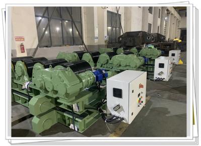 Offshore Traverse 200t Welding Turning Rolls With Rubber Tyre CE ISO