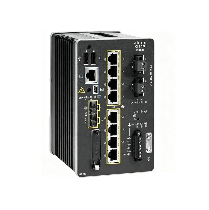 Cisco IE-3400-8T2S-E Industrial Ethernet Switch 8-Port Gigabit Managed Switch with 2x SFP Uplinks