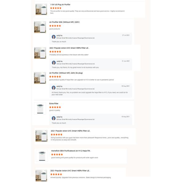 HOMEFISH Фабрика оптовая цена свежий воздух УФ-Стерилизация УФ-Стерилизация воздухоочиститель H11 HEPA отрицательные ионы очиститель воздуха для дома