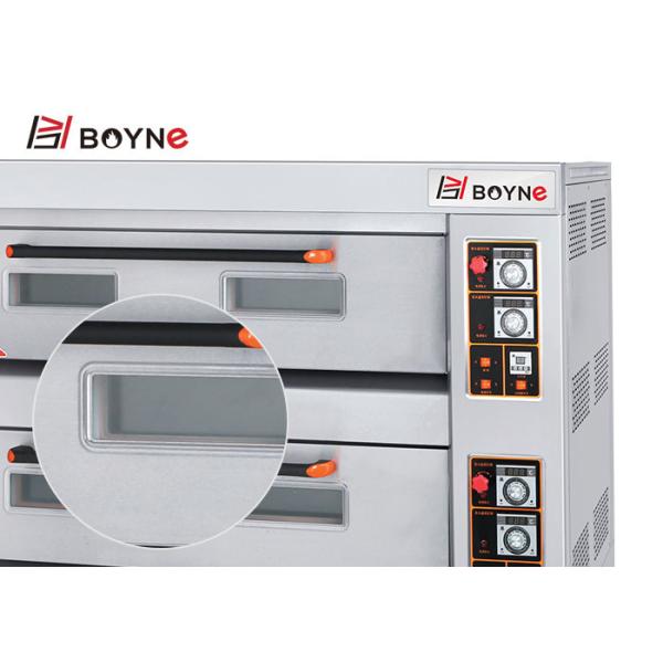 Нержавеющая сталь 3 подноса палубы славных наполняет газом печь газа пекарни печи для магазина пиццы хлеба